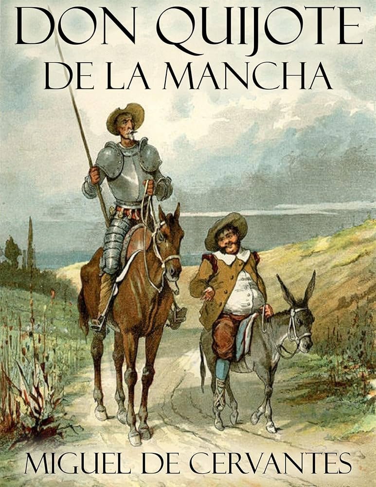 Portada Don Quijote de la Mancha - Miguel de Cervantes